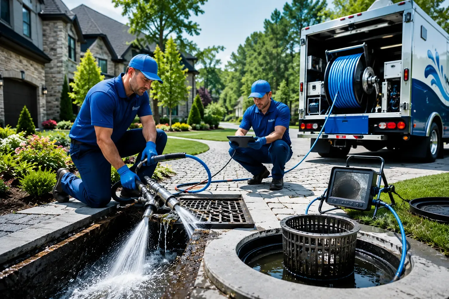 Local outdoor drain cleaning professionals in Cornish, UT